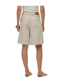 Bermuda jeans ecrù