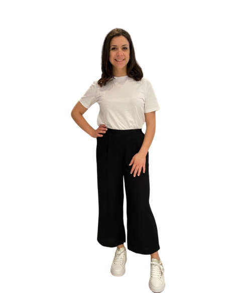 Pantalone culotte nero donna Vero Moda