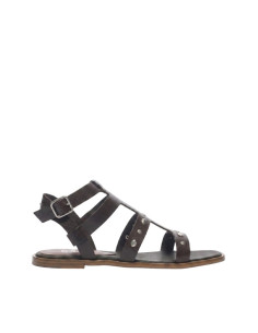 Sandalo Basso Multifascia con Borchie Moro Keys | Glamour Shop