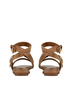 Sandalo Basso Steve Madden Karmin in Suede con Fibbie Dorate
