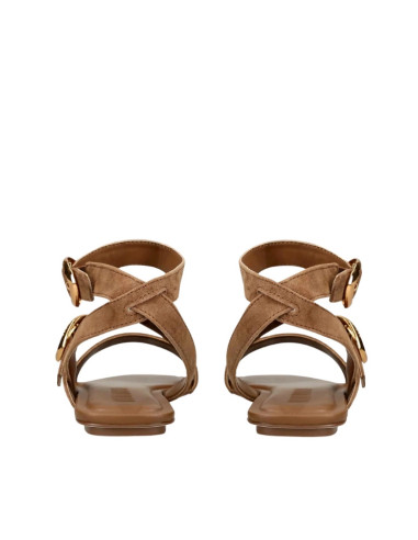 Sandalo Basso Steve Madden Karmin in Suede Cuoio