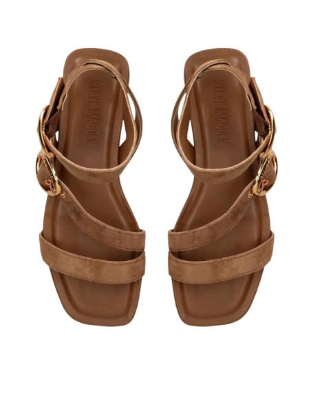 Sandalo Basso Steve Madden Karmin in Suede Cuoio