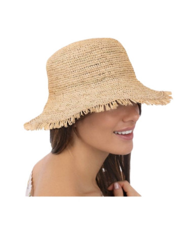 Cappello crochet sfrangiato