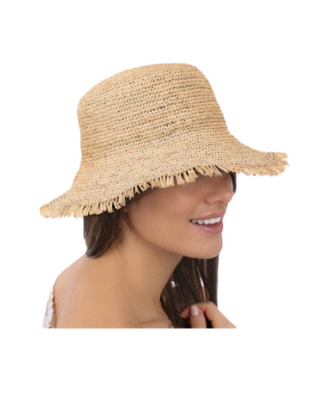 Cappello crochet sfrangiato