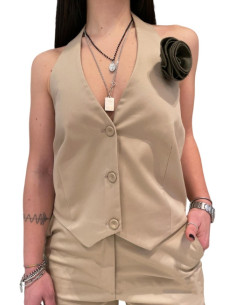 Top schiena nuda,top donna,glamour