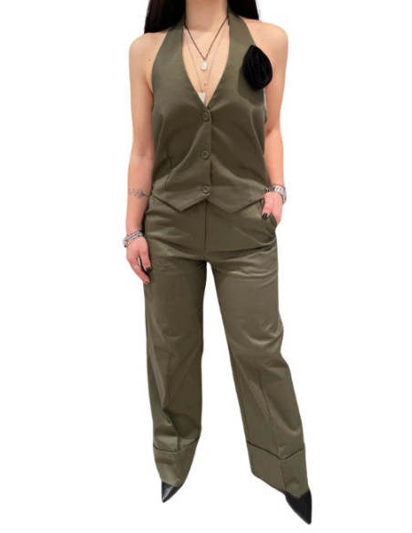 Top Gilet Schiena Nuda Donna | Le Streghe