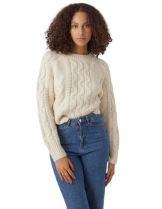 Maglione ampio trecce,maglione donna,glamour