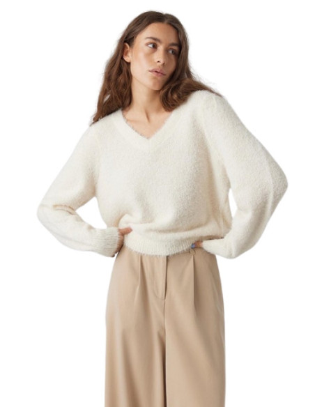 Maglioncino corto scollo V VERO MODA