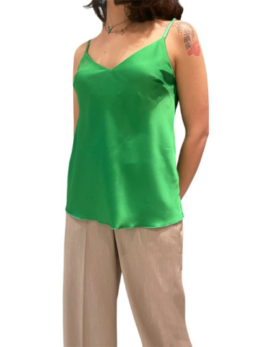 top mod doppio scollo V,top donna,glamour