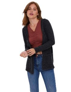 Cardigan con cappuccio