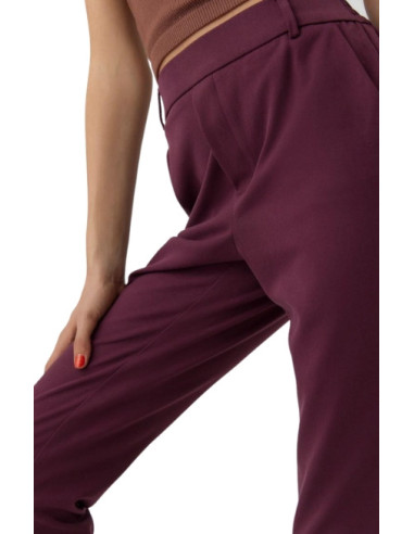 Pantalone elastico gamba dritta BORDEAUX
