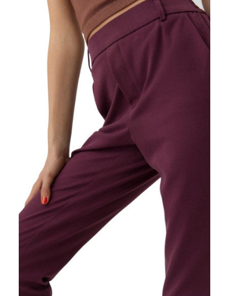 Pantalone elastico gamba dritta BORDEAUX