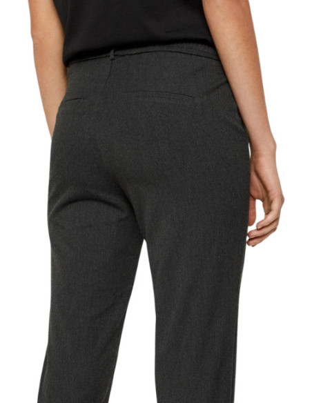 Pantalone gamba dritta elastico vita
