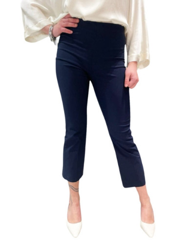 Pantalone elasticizzato gamba dritta