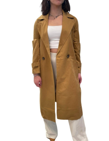 Trenchcoat lungo cinta,giacca donna,glamour