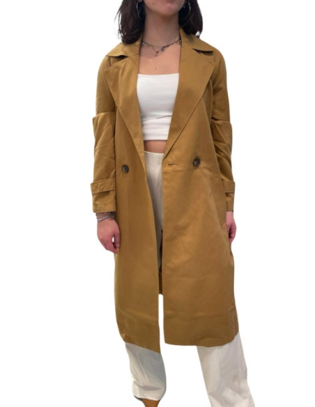 Trenchcoat lungo cinta,giacca donna,glamour
