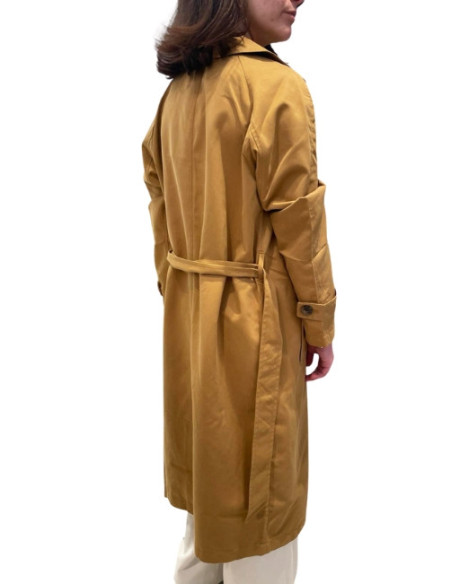 Trenchcoat lungo cinta,giacca donna,glamour