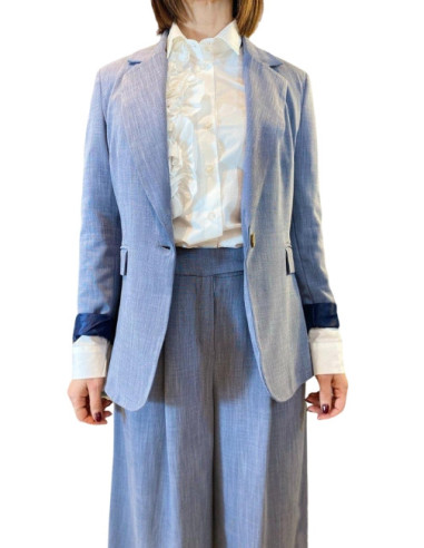 Giacca tessuto oxford,giacca donna,glamour
