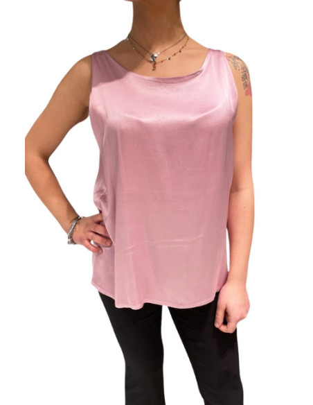 Canotta in satin,canotta donna,glamour