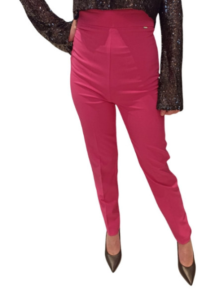 Pantalone sigaretta zip retro