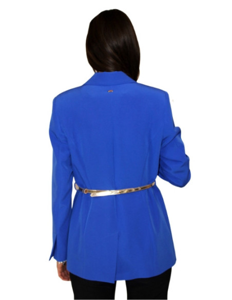 Giacca rever con cintina,giacca donna,glamour