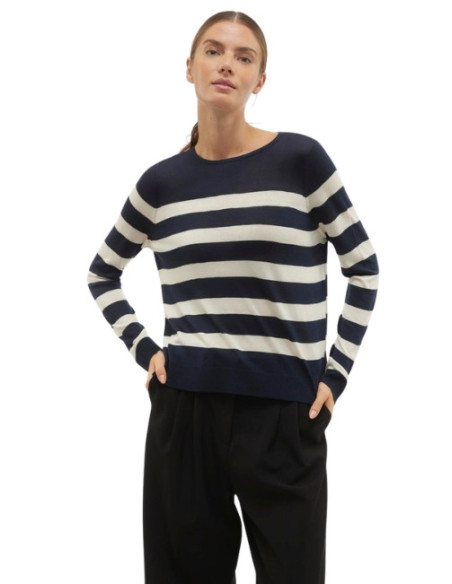 Maglioncino rigato bi color,maglioncino donna,glamour