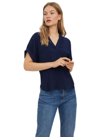Blusa scollo V over ,blusa donna,glamour