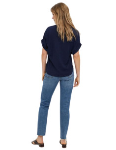 Blusa scollo V over