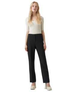 Pantalone dritto elastico interno,pantalone donna,glamour