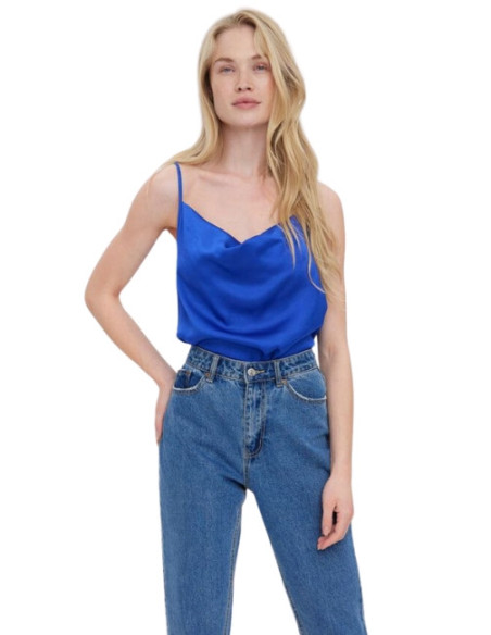 Top scollo a cascata,top donna,glamour