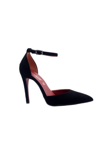 Decollètè punta talloncino tacco sottile 110,scarpa donna,scarpa elegante,scarpa tacco 110,decollètè cinturino,glamour