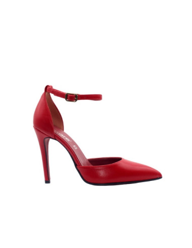Decollètè punta talloncino tacco sottile 110,scarpa donna,scarpa elegante,scarpa tacco 110,decollètè cinturino,glamour