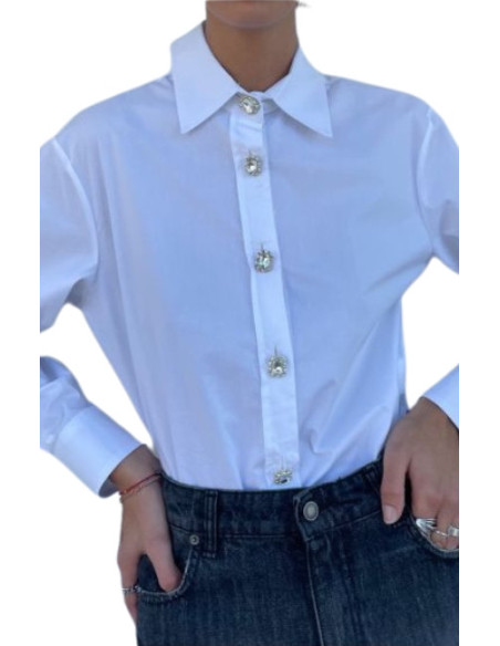 Camicia bottoni gioiello mod.c5836