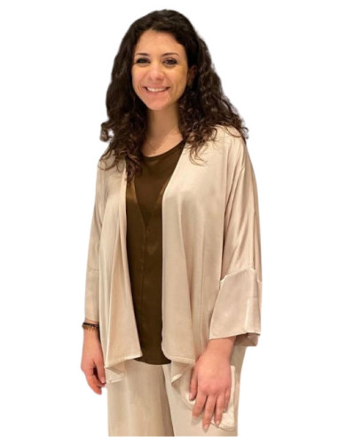 Kimono Satin Color Avena Zahjr