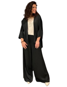 Kimono satin NERO