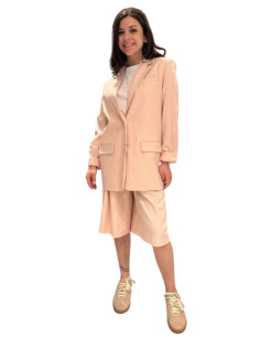 Blazer Oversized Rosa Antico Monopetto - Vero Moda