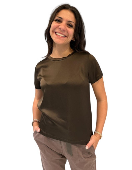 Blusa donna manica corta Zahjr