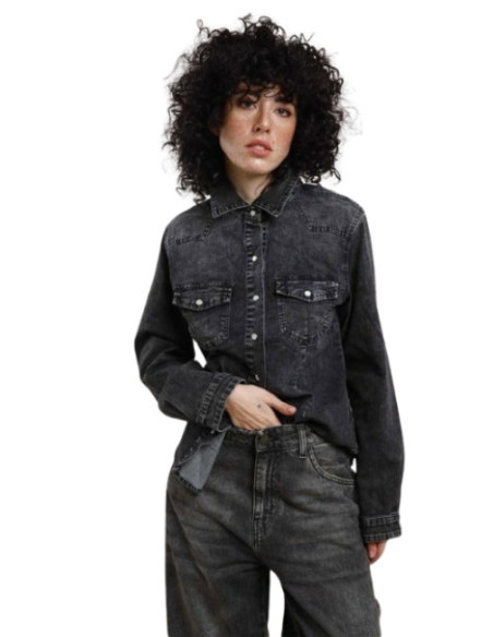 Camicia Denim Donna SUSY MIX | Jeans Grigio Scuro
