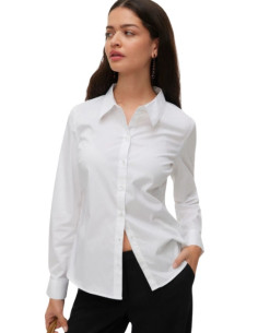 Camicia sfiancata bianca donna Vero Moda