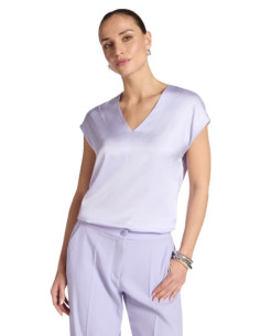 Blusa scollo V BLU