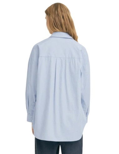 Camicia Oversize Celeste Donna ICHI | Popeline Cotone