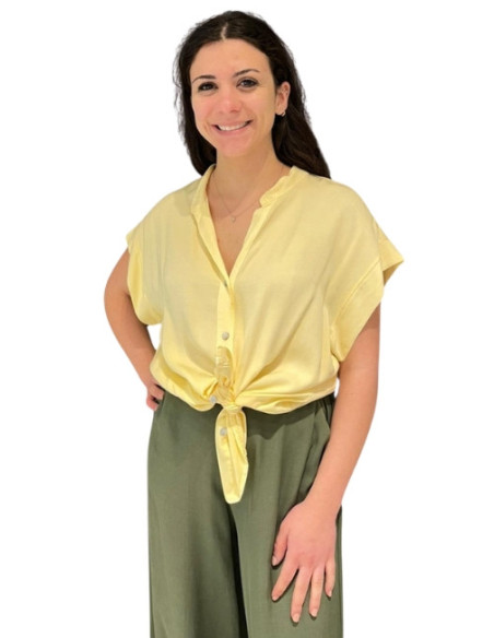 Camicia Color Giallo Zahjr