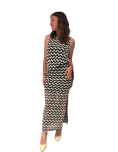 Canotta Chevron Black & White
