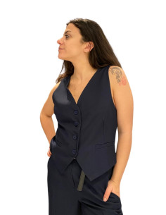 Gilet corto BLU
