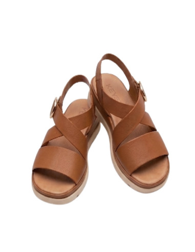 Sandali Keys Flat Fascia Incrocio Cuoio K12290 | Nuovi Arrivi