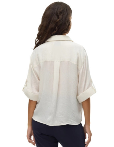 Camicia Panna 3/4 con Taschine Vero Moda