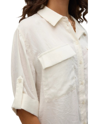 Camicia Panna 3/4 con Taschine Vero Moda