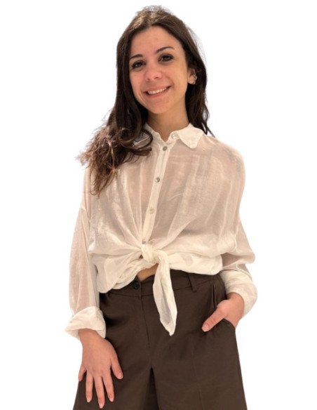 Camicia leggera semi trasparente donna Motel