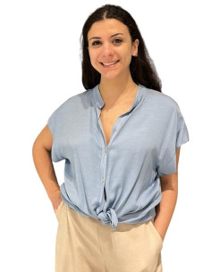 Camicia Color Cielo Zahjr