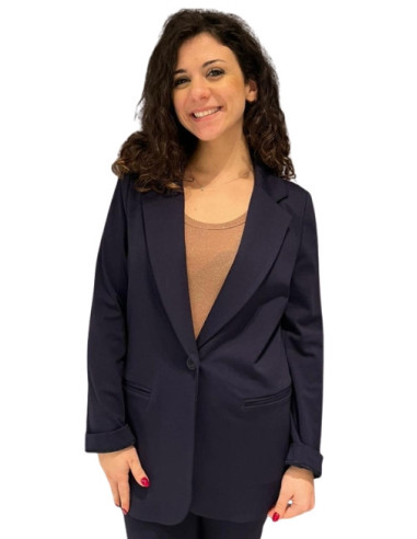 Giacca Punto Milano Blu Zahjr